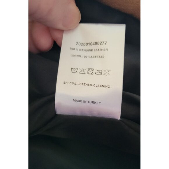 Maceoo Mens Brown Lamb leather Degrade Jacket Plus size 3X designer Outdoor - Picture 9 of 13